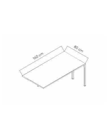 Dimensions Elément d'extension - BOX44