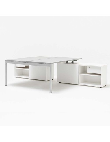 Bureau avec retour bench