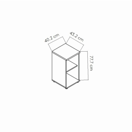 Dimensions Rangement ouvert - A2902 