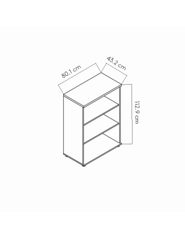 Dimensions Etagère de bureau - A3504