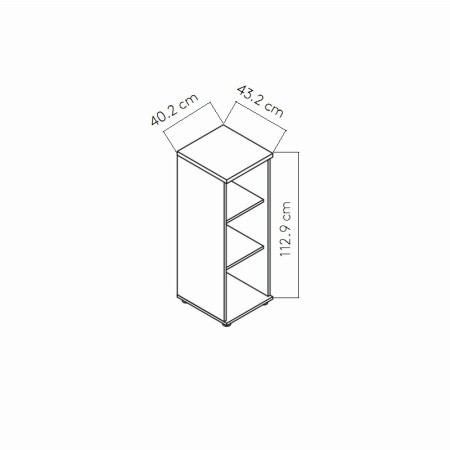 Dimensions Etagère de bureau - A3902