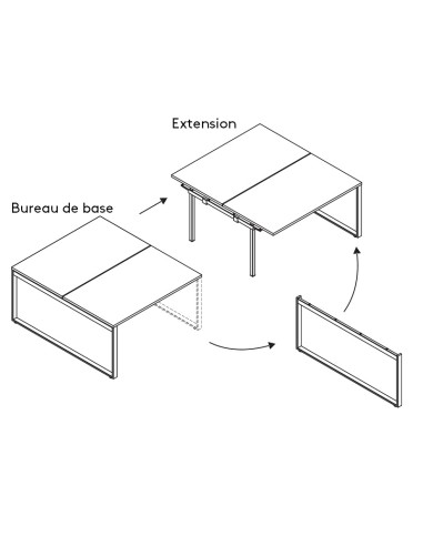  Elément d'extension bench - BOX24