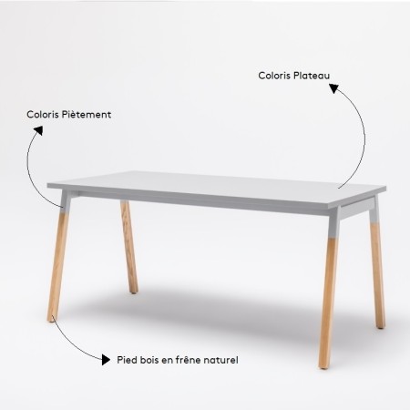 Extension de bureau L. 160 x 70 cm
