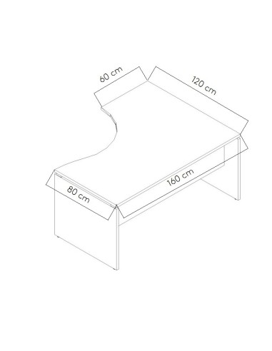 Dimensions Bureau Ogi V compact