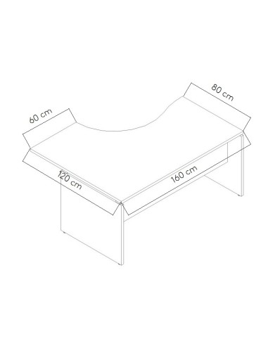 Dimensions Bureau Ogi V compact