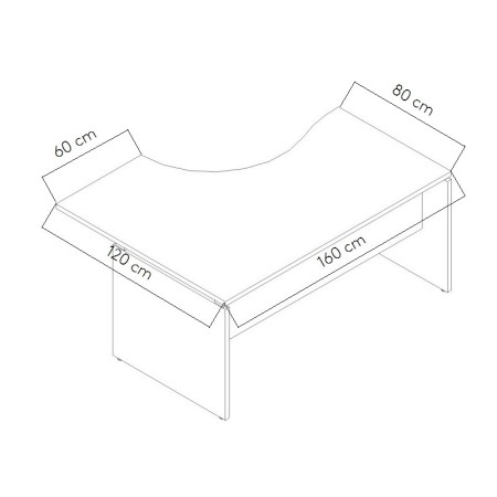 Dimensions Bureau Ogi V compact