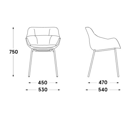 Baltic soft duo - assise tapissée 2