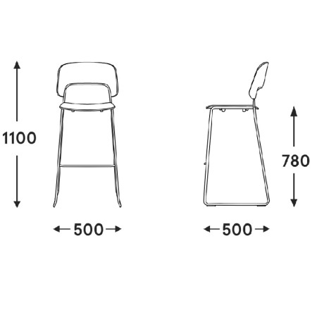 Afi - tabouret haut 2