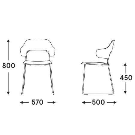 Dimensions Chaise Afi 