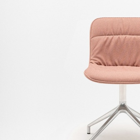 Chaise en tissu et pieds en alu - Baltic 2 soft duo