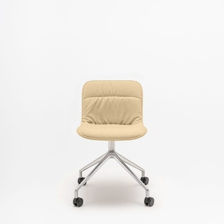 Chaise pieds croisés sur roulettes - Baltic 2 Soft Duo