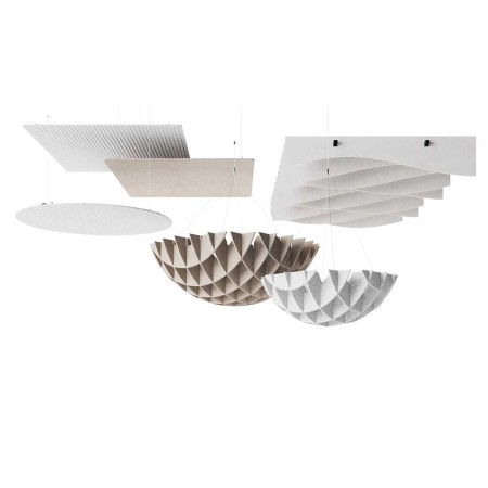 Lot de 2 panneaux acoustiques suspendus L. 120 x 120cm - Artwork