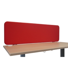 Cloison de bureau acoustique L. 159 x H. 50cm rouge