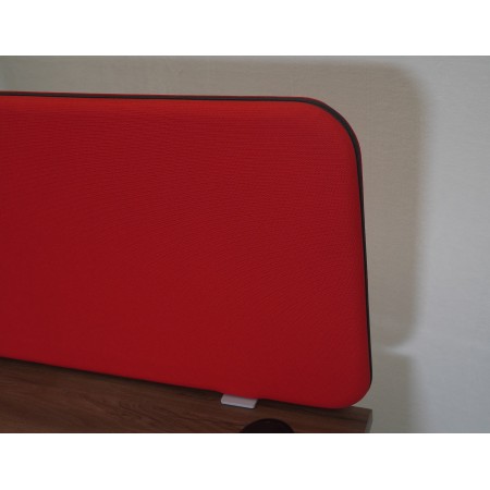 Cloison de bureau acoustique L. 179 x H. 50cm rouge