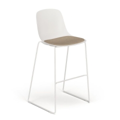 Chaise haute de bar ou cuisine Pure Loop Mono - Infiniti Design - 76 cm