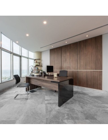 Bureau de direction en coloris robinia dans bureau lumineux