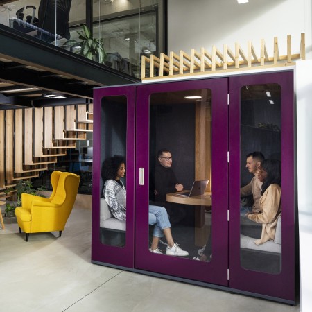 Meeting box - phone booths - 4 places - cabine acoustique bureau 2