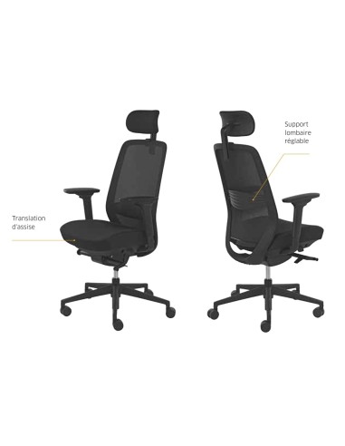 Chaise de bureau avec un grand confort d&#039;assise - Busy