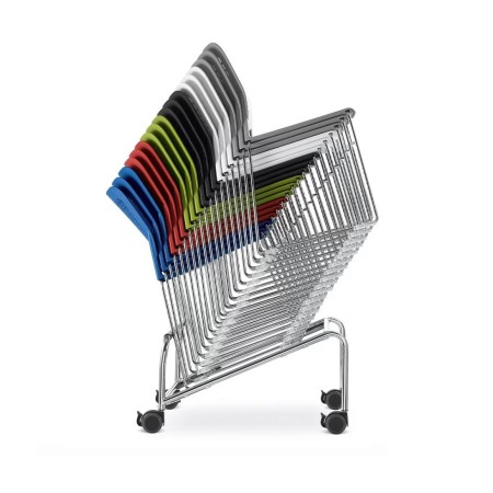 Chaise formation empilable en plastique -Wait 2