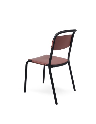 Chaise Skol empilable – mobilier extérieur en plastique recyclé