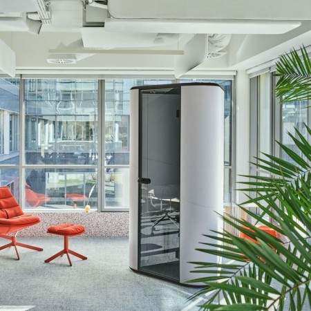 Cabine acoustique individuelle pour téléphoner de bureau - HN01 - Hana - MDD 2