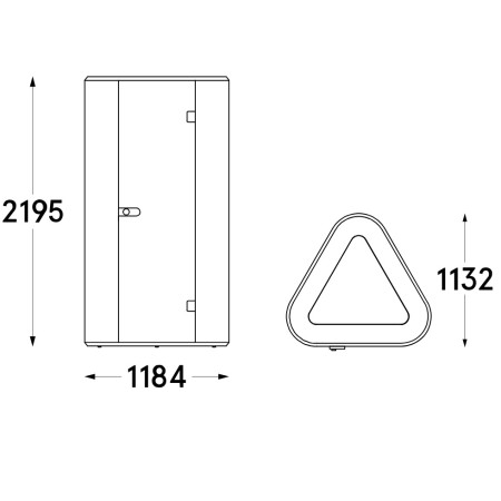 Cabine acoustique individuelle pour téléphoner de bureau - HN01 - Hana - MDD