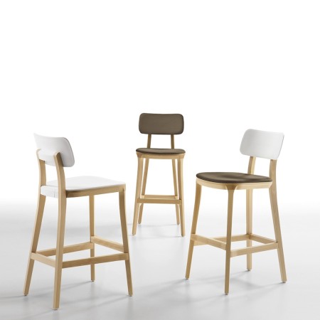 Tabouret de cuisine design bois divers modèles - Porta Venezia