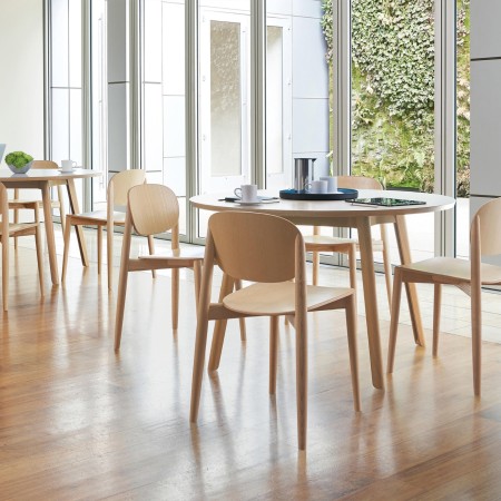 harmo chaise en bois moderne design bureau 2