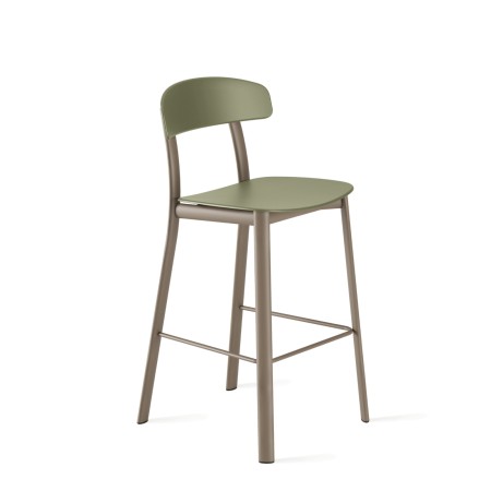 Feluca Pop – Tabouret de bar extérieur en métal et plastique, parfait pour terrasses et bars en plein air 2