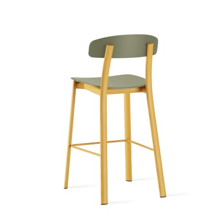 Feluca Pop – Tabouret moderne en métal et plastique pour un style contemporain dans votre cuisine