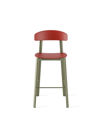 Tabouret de cuisine Feluca Pop – design métal et plastique moderne