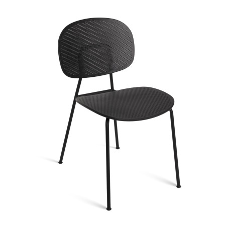 Tondina Slim – Chaise légère et résistante en plastique recyclé, parfaite pour les collectivités
