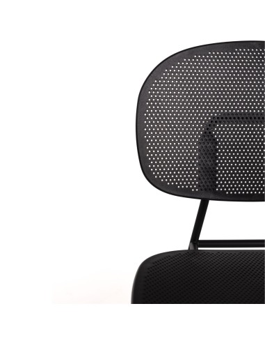 Tondina Slim – Chaise moderne et pratique pour intérieur ou espace public, éco-conçue en métal et plastique