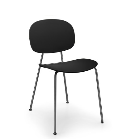 Tondina Pop – Chaise empilable au style minimaliste, disponible en plusieurs coloris