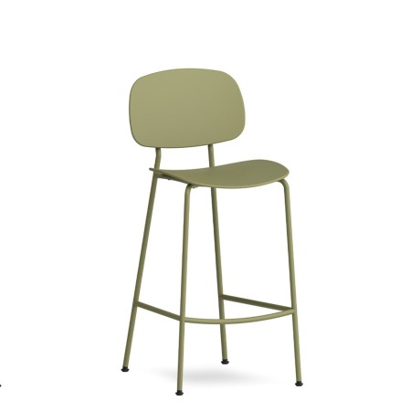 Tondina Pop – Tabouret design en plastique et métal, une solution élégante pour les intérieurs actuels