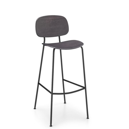 Tondina – Tabouret de cuisine en bois au style minimaliste, parfait pour un intérieur moderne et épuré