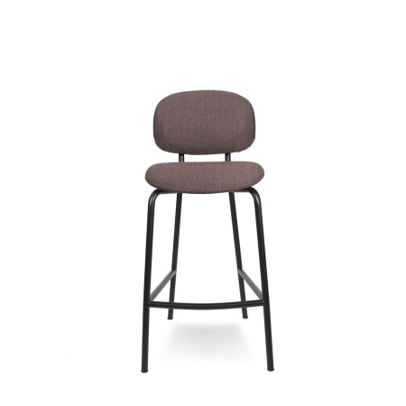 Tabouret Tondina Fat – Parfait pour un îlot central, avec revêtement tissu doux et assise moelleuse