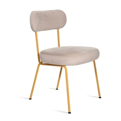 Takumi – Chaise design avec assise en tissu, parfaite pour un intérieur élégant et contemporain