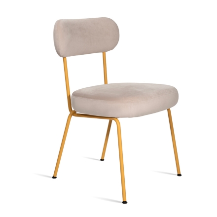 Takumi – Chaise design avec assise en tissu, parfaite pour un intérieur élégant et contemporain
