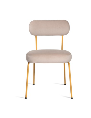 Chaise design Takumi – Esthétique moderne avec structure fine et assise rembourrée en tissu