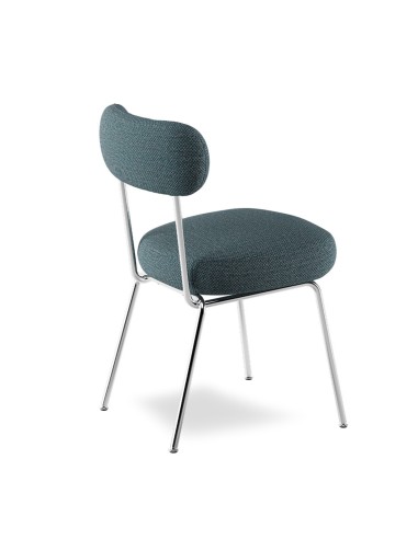 Takumi – Chaise tissu au style sobre et contemporain, parfaite pour les ambiances épurées