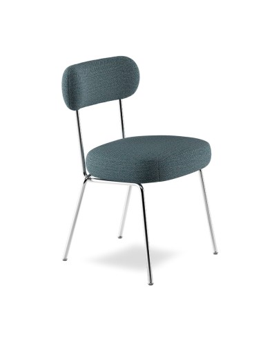 Takumi – Chaise design avec assise en tissu, parfaite pour un intérieur élégant et contemporain