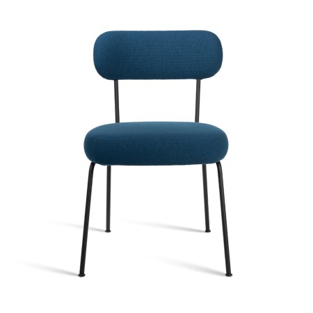 Takumi – Chaise élégante en tissu, alliant confort d’assise et silhouette légère