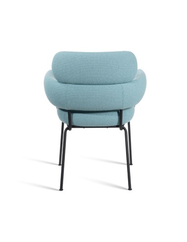 Chaise Takumi – Structure légère et assise tissu avec accoudoirs pour un usage prolongé en toute élégance