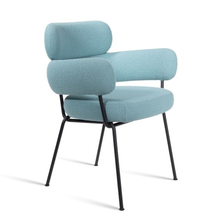 Chaise Takumi – Revêtement tissu doux et accoudoirs enveloppants pour un confort optimal