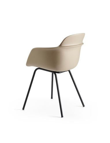 Chaise Sicla – Design léger avec assise en plastique moulé et piètement métallique résistant