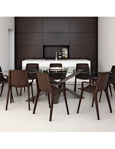 Salle de réunion simple et moderne avec chaises Seame avec accoudoirs