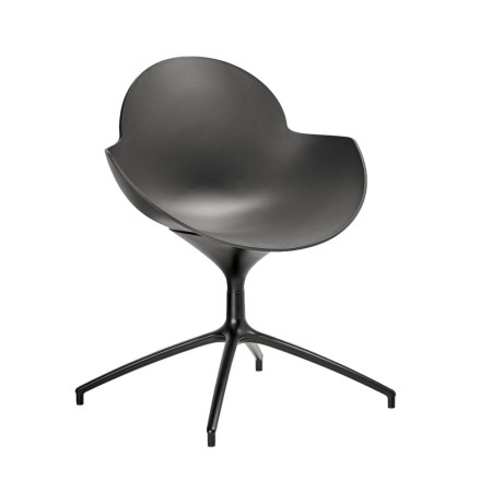 Chaise Cookie pivotante avec base étoile en aluminium