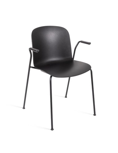 Chaise en plastique avec accoudoirs intégrés – Relief