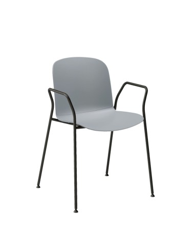 Chaise en plastique avec accoudoirs pour salle de réunion – Relief